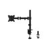 EQuip 13"-27" Articulating Monitor Desk Mount Bracket Black 650151