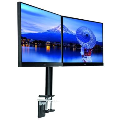 iiyama DS1002C-B1 Simple And Functional Dual Desktop Arm Black DS1002C-B1 iiyama DS1002C-B1 Simple And Functional Dual Desktop Arm Black DS1002C-B1