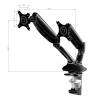 iiyama DS3002C-B1 Sleek And Stylish Dual Gas Spring Arm Black DS3002C-B1