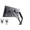 iiyama DS3002C-B1 Sleek And Stylish Dual Gas Spring Arm Black DS3002C-B1