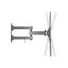 EQuip 37"-70" Articulating TV Wall Bracket Black 650342