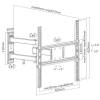 EQuip 32"-55" Articulating TV Wall Bracket Black 650341