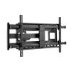 EQuip 43"-80" Long Arm Full Motion TV Wall Mount Bracket Black 650327