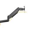 EQuip 17"-27"  Triple Monitor Desk Mount Bracket Black 650134