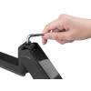 EQuip 17"-27"  Triple Monitor Desk Mount Bracket Black 650134