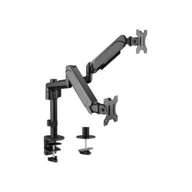 EQuip 17"-32" Dual Monitor Desk Mount Bracket Black 650133