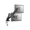 EQuip 650121 17"-32" Interactive Dual Monitor Desk Mount Bracket 650121
