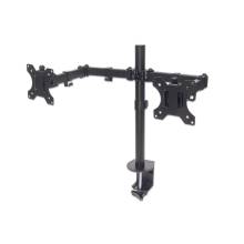 Manhattan Universal Dual Monitor Mount with Double-Link Swing Arms 13"-32" Black 461528 Manhattan Universal Dual Monitor Mount with Double-Link Swing Arms 13"-32" Black 461528