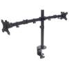 Manhattan Universal Dual Monitor Mount with Double-Link Swing Arms 13"-32" Black 461528