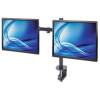 Manhattan Universal Dual Monitor Mount with Double-Link Swing Arms 13"-32" Black 461528