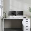 Manhattan Universal Gas Spring Dual Monitor Wall Mount Black 461627
