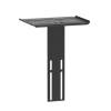 Manhattan Economy Height-Adjustable Multimedia TV Cart Black 461238