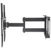 Manhattan Universal Flat-Panel TV Full-Motion Wall Mount Black 461252