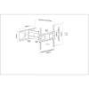 Manhattan Universal Flat-Panel TV Full-Motion Wall Mount Black 461252