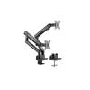 Raidsonic IcyBox IB-MS314-T Monitor Stand with Table Mount For Two Monitors Up To 32" Black IB-MS314-T