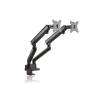 Raidsonic IcyBox IB-MS314-T Monitor Stand with Table Mount For Two Monitors Up To 32" Black IB-MS314-T