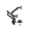 Raidsonic IcyBox IB-MS314-T Monitor Stand with Table Mount For Two Monitors Up To 32" Black IB-MS314-T