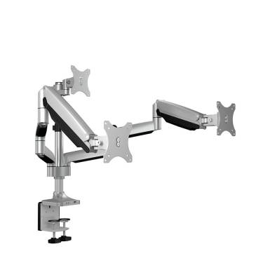 Raidsonic IcyBox IB-MS505-TI Monitor Stand Table Mount For Three Monitors Up To 32" Silver 60391 Raidsonic IcyBox IB-MS505-TI Monitor Stand Table Mount For Three Monitors Up To 32" Silver 60391