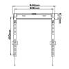 Platinet Omega TV Bracket Max Vesa 400 Fix Ultra Slim Black OUTV400SF