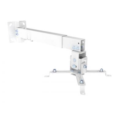 EQuip Projector Ceiling Wall Mount Bracket White 650703