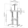 EQuip 60-100" Ultra-large Telescopic Display TV Cart 650605