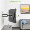 TECHLY 23-55" Universal LCD TV Wall Mount Bracket Black 308893