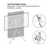 TECHLY  45"-65" Tripod Floor Stand for LCD / LED / Plasma TV Brown/Black 105209