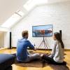 TECHLY  45"-65" Tripod Floor Stand for LCD / LED / Plasma TV Brown/Black 105209