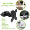 TECHLY 13"-30" Pole Mount Bracket for TV Black 103793