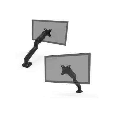Port Designs Desk Mount Monitor Display Arm Black 901104 Port Designs Desk Mount Monitor Display Arm Black 901104