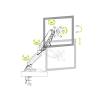 Port Designs Desk Mount Monitor Display Arm Black 901104