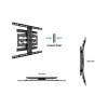 Multibrackets M VESA Flexarm L Full Motion Dual 40" - 75" Black 7350105210402