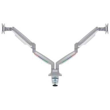 Kensington SmartFit One-Touch Height Adjustable Dual Monitor Arm Silver K55471EU Kensington SmartFit One-Touch Height Adjustable Dual Monitor Arm Silver K55471EU