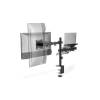 Digitus DA-90436 Universal monitor mount with notebook holder 32" Black DA-90436