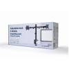 Gembird MA-D2-01 Adjustable Desk 2-Display Mounting Arm 17”-32” Black MA-D2-01