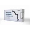 Gembird MA-DA1P-01 Adjustable Desk Display Mounting Arm 17”-32” Black MA-DA1P-01