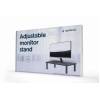 Gembird MS-TABLE-01 Adjustable Rectangle Monitor Stand Black MS-TABLE-01