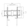 Gembird WM-80T-01 Tilt TV Wall Mount 37"-80" Black WM-80T-01