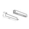 Gembird WM-U35-01-W Universal Heavy Duty Steel Wall Brackets White WM-U35-01-W