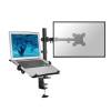 ACT AC8305 Single Monitor Arm with Laptop Arm 10"-35" Black AC8305