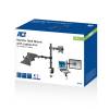 ACT AC8305 Single Monitor Arm with Laptop Arm 10"-35" Black AC8305