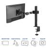 ACT AC8325 Single Monitor Arm Office Solid Pro 10"-32" Black AC8325