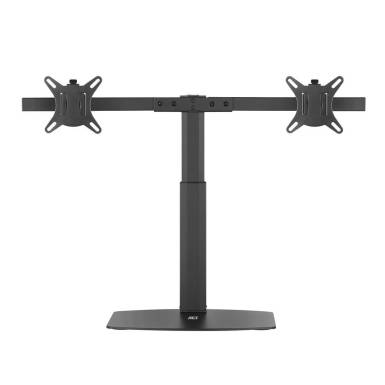 ACT AC8332 Free Standing Gas Spring Dual Monitor Arm Office Crossbar 10"-27" Black AC8332 ACT AC8332 Free Standing Gas Spring Dual Monitor Arm Office Crossbar 10"-27" Black AC8332