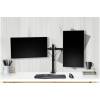 Kensington SmartFit Ergo Dual Extended Monitor Arm Black K55409WW