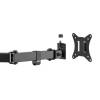 EQuip 17"-32" Articulating Dual Monitor Desk Mount Bracket Black 650157