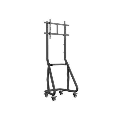 EQuip 37"-80" Heavy-Duty TV Cart Black 650608