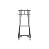 EQuip 37"-80" Heavy-Duty TV Cart Black 650608