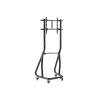 EQuip 37"-80" Heavy-Duty TV Cart Black 650608