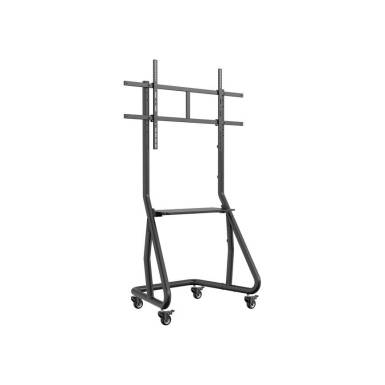 EQuip 60"-105" Heavy-Duty TV Cart Black 650609 EQuip 60"-105" Heavy-Duty TV Cart Black 650609