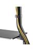 EQuip 60"-105" Heavy-Duty TV Cart Black 650609